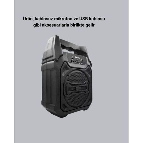 10w Gücünde Kablosuz Hoparlör – Şarjlı, Fm Radyolu Ve Taşınabilir