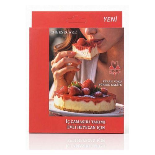 Çilekli Cheesecake Aromalı Yenilebilir İç Çamaşırı