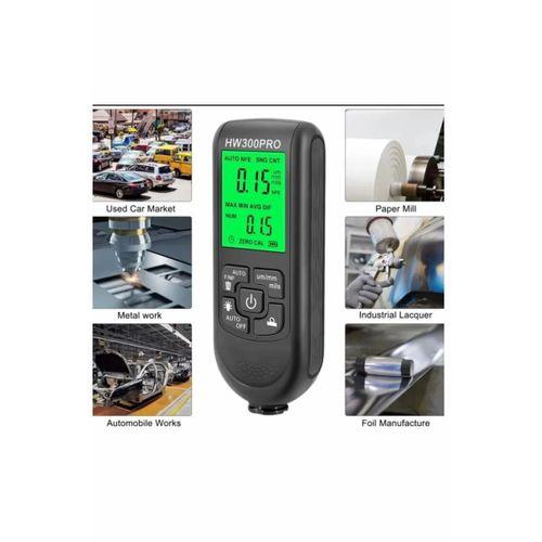 Hw-300pro Oto Boya Kalınlık Ölçer 0-2000µm Fe & Nfe Kaplama Kalınlık Test Cihazı