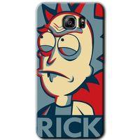MRCİLETİSİM MRCİLETİSİM Samsung Galaxy Note 5 Kılıf HD Desen Baskılı Arka Kapak + Temperli Cam - Rick News