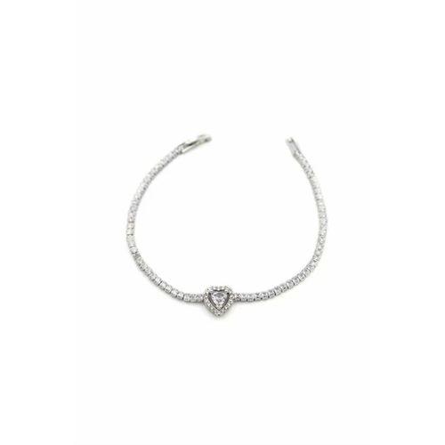 Kalpli Su Yolu Bileklik - Gümüş