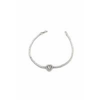 Kalpli Su Yolu Bileklik - Gümüş