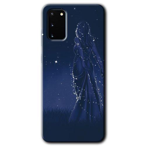 Galaxy S20 Kılıf HD Desen Baskılı Arka Kapak - Gecenin Kraliçesi