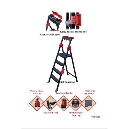 Strong Merdiven 3+1 Basamaklı Merdiven Royaleks-STRONG31