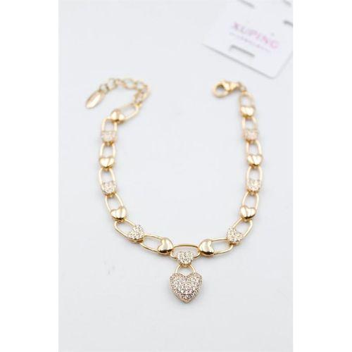 Taşlı Vip Bileklik - Rose