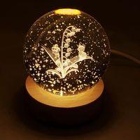 Kedi Ve Çiçek Motifli Cam Küre