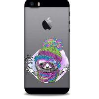 Zoologix (2) Apple Iphone 5S Şeffaf Kılıf Silikon Desenli