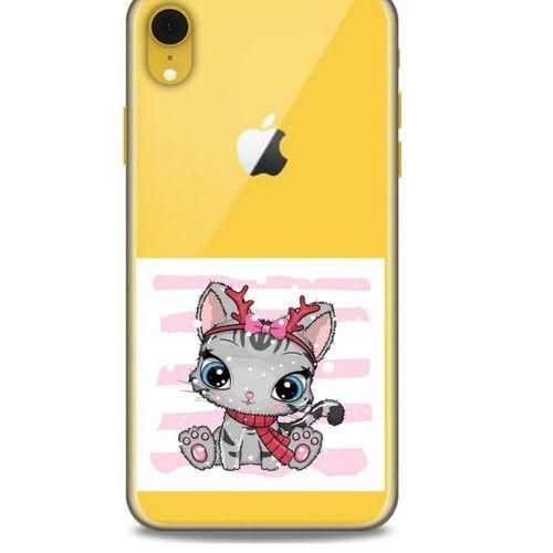 Zoologix (67) Apple iPhone XR Şeffaf Kılıf Silikon Desenli
