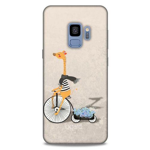 Samsung Galaxy S9 Kılıf FunnyMaX (17) Tasarım Kılıf Bej Zürafa