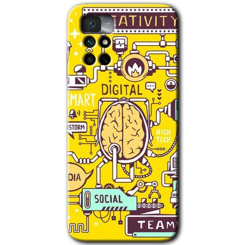 MRCİLETİSİM Xiaomi Redmi Note 11 4G Kılıf HD Desen Baskılı Arka Kapak+Temperli Cam - Smart 2