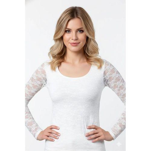 Tüllü Uzun Kol Body B357