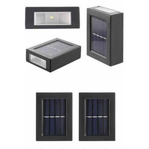 Solar Güneş Enerjili Çift Taraflı Duvar Lambası Çift Taraflı Duvar Lamba Güneş Enerjili