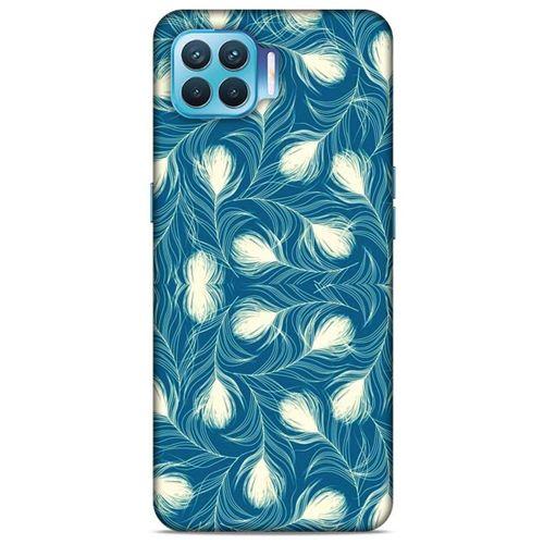 Oppo Reno 4 Lite Kılıf Desenli Özel Seri Tüyler (43) Thin Fit Kılıf