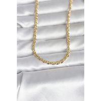 CM 14K Gold Renk Zincir Model 60 cm Kadın Kolye