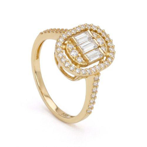 14 Ayar Altın Baget Yüzük HSM10128