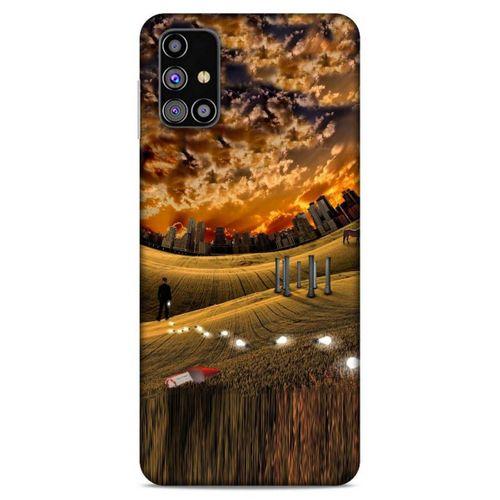 Lopard Samsung Galaxy M31s Uyumlu Kılıf Manipülasyon ☻ (24) Darbe Emici Kılıf Desenli