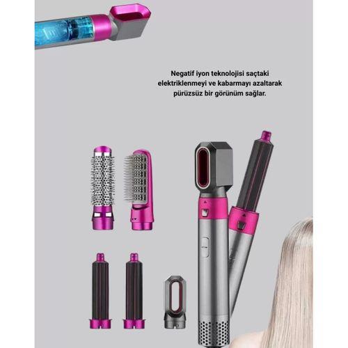 5’i 1 Arada Saç Şekillendirme Makinesi Hızlı Kuruma Ve Kuaför Kalitesinde Sonuç