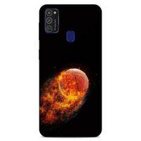 Lopard Samsung Galaxy M21 Uyumlu Kılıf FireX (32) Soft Silikon Kılıf Basketbol Topu