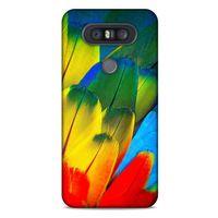LG K41S - K51S Kılıf Desenli Özel Seri Tüyler (3) Kapak