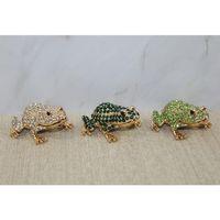 Taşlı Minik Figür - Kurbağa Model 2