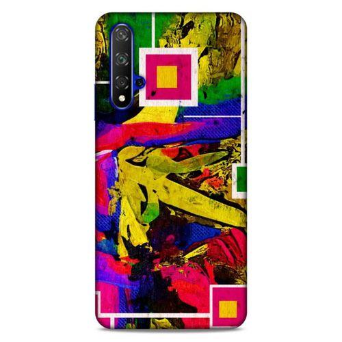 Lopard Huawei P Smart S 2020 Uyumlu Kılıf Soyut Sanat (48) Desenli Bumper Kılıf