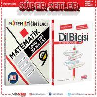 Acil 9.Sınıf Matematik ve AKM Dil Bilgisi Soru Bankası Seti 2 Kitap
