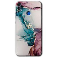 Honor 8c Kılıf HD Desen Baskılı Arka Kapak - Liquid Mermer