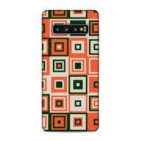 Samsung Galaxy S10 Uyumlu Kılıf Insomnia (29) Arka Koruma Kılıfı Turuncu Siyah