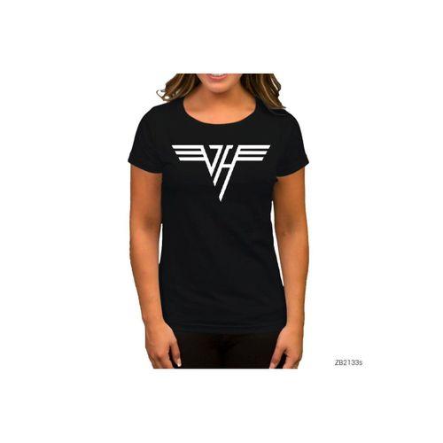 Van Halen Logo Classic Siyah Kadın Tişört