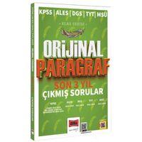 2025 KPSS ALES DGS TYT MSÜ Klas Serisi Orijinal Paragraf Son 3 Yıl Çıkmış Sorular Yargı Yayınları