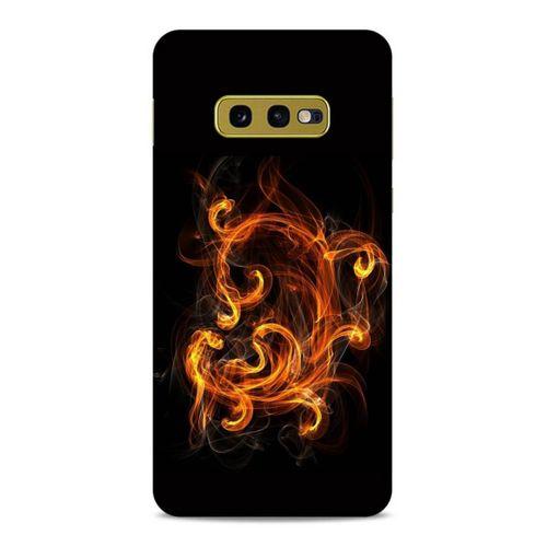 Lopard Samsung Galaxy S10e Uyumlu Kılıf FireX (25) Antişok Kapak Ateş Kırmızı