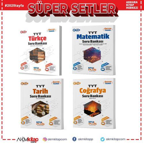 Çap Yayınları TYT Türkçe Matematik Tarih ve Coğrafya Soru Bankası Seti 4 Kitap