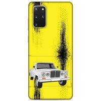 Lopard Samsung Galaxy S20 Plus Uyumlu Kılıf PickUpX (16) Kalın Kılıf Kaymak Beyaz