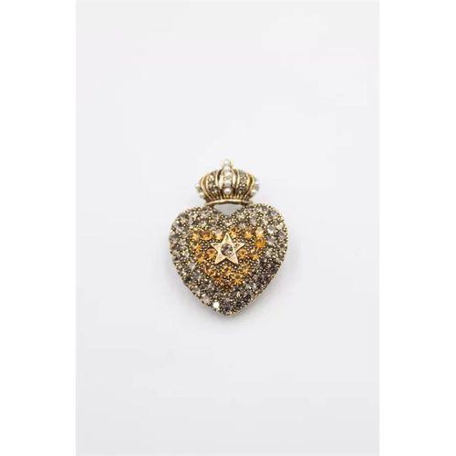 Rozet Broş - Kahverengi