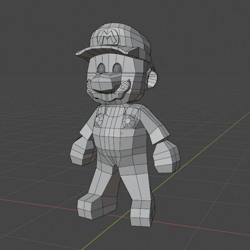 Düşük Poli Mario - 5108996