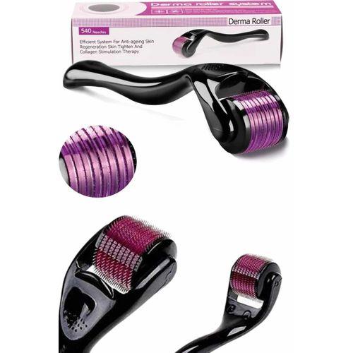 Derma Roller Titanyum Uçlu 540 İğneli 1 Mm Saç Sakal Çıkarma Ve Cilt Bakım Masaj Aleti