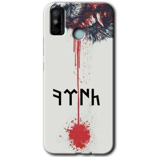 Tecno Spark 6 Go Kılıf HD Desen Baskılı Arka Kapak - Kan Uykusu + Kırılmaz Cam