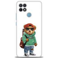 Oppo A15 Kılıf HD Baskılı Kılıf - Teddy Bear + Tam Ekran Koruyucu