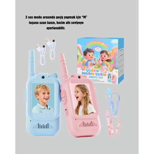 Uzun Menzilli Video Walkie Talkie Eğitici Ve Eğlenceli Oyuncak