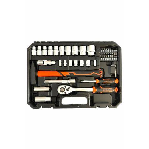 Model 58 Parça Lokma Anahtar Takımı 1-2 Ve 1-2 El Aletleri Seti 58 Parça