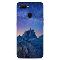 Lopard Oppo Ax7 Uyumlu Kılıf Gece'S (40) Fit Silikon Kılıf Mavi Gece