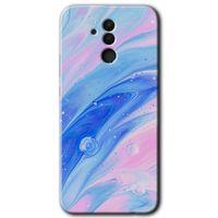 MRCİLETİSİM Huawei Mate 20 Lite Kılıf HD Desen Baskılı Arka Kapak + Temperli Cam - Art Design 38