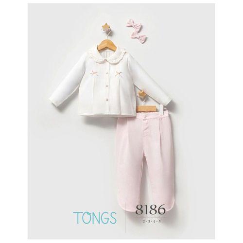 Tongs Baby Tongs Üçlü Takım 8186 Pembe