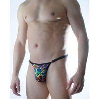 Erkek Renkli Metalli Tanga İç Çamaşırı