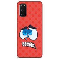Emojix (80) Samsung Galaxy S20 Kılıf Silikon Kapak Desenli
