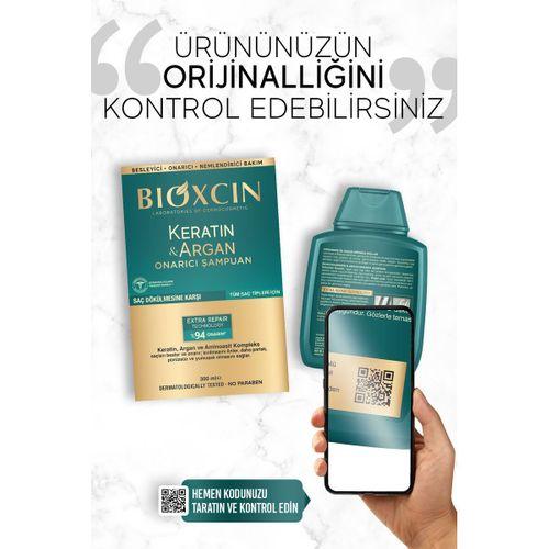Bioxcin Bioxcin Keratin & Argan Onarıcı Şampuan 300 Ml - Yıpranmış Ve Hasar Görmüş Saçlar 2 Li Avantaj Set