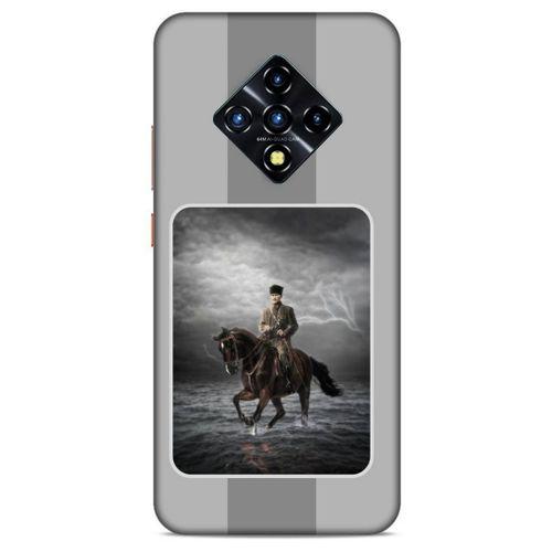 Lopard İnfinix Zero 8 Uyumlu Kılıf Atatürk (39) Liquid Crystal Kılıf
