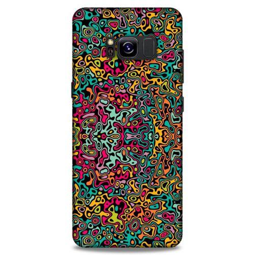 Lopard Samsung Galaxy S8 Uyumlu Kılıf Soyut Sanat (30) Desenli Silicone Case