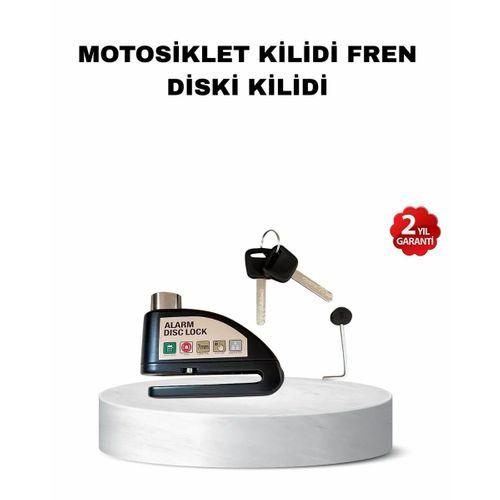110 Db Alarmlı Disk Fren Kilidi Su Geçirmez Çelik Gövde Motosiklet Güvenlik