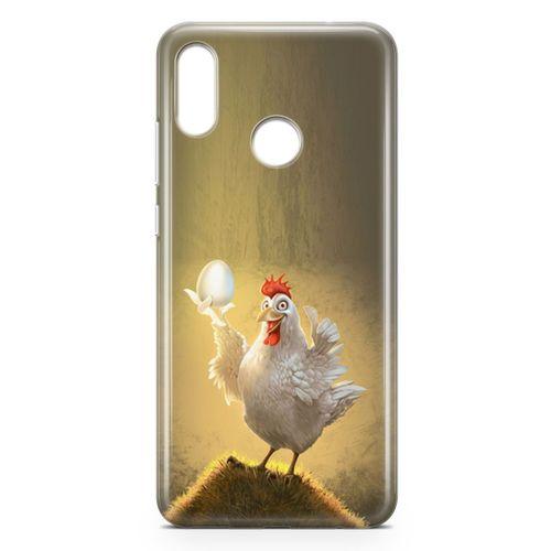 Huawei P Smart 2019 Kılıf Yumurtam Benim Arka Kapak Koruma Desenli Full Koruyucu